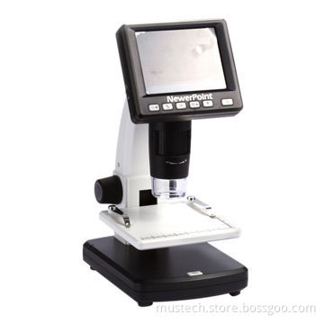 Stereo microscope, supports, micro SD card slot